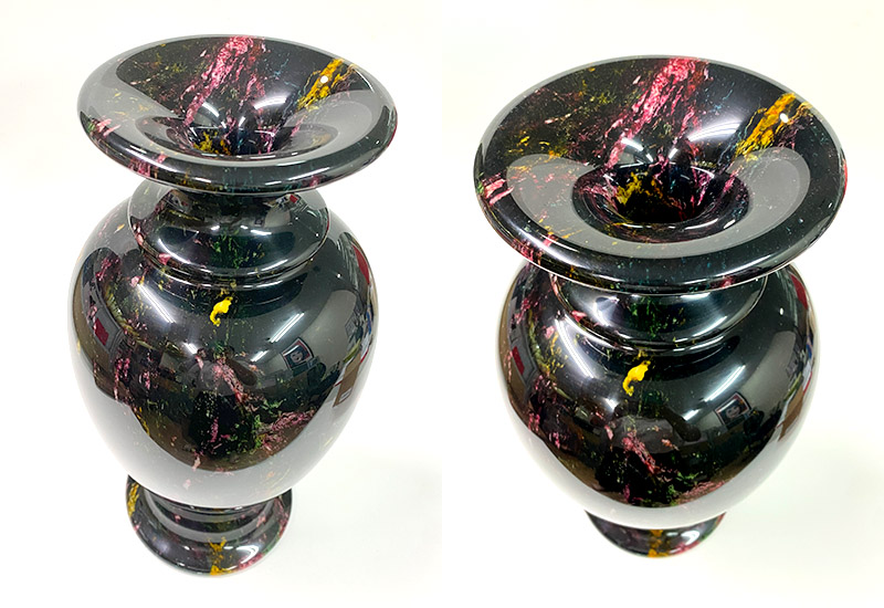 8x16七彩玉石花瓶