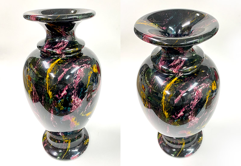 8x16七彩玉石花瓶