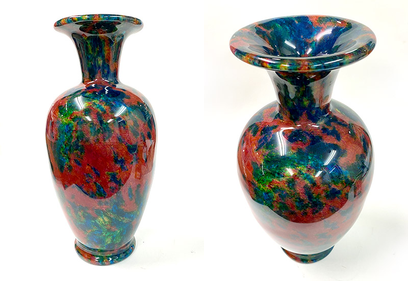 金御豐 8x17七彩玉石花瓶