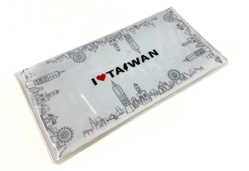 印象台灣 防水護照套(大)-白色款 passport cover