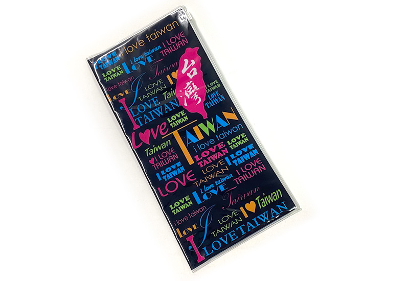 印象台灣 防水護照套(大)-文字黑 passport cover