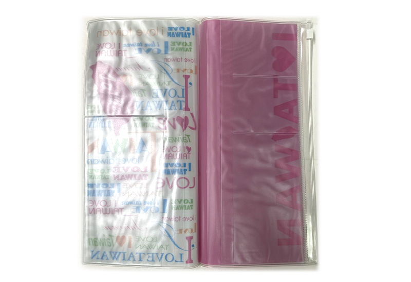 印象台灣 防水護照套(大)-文字白