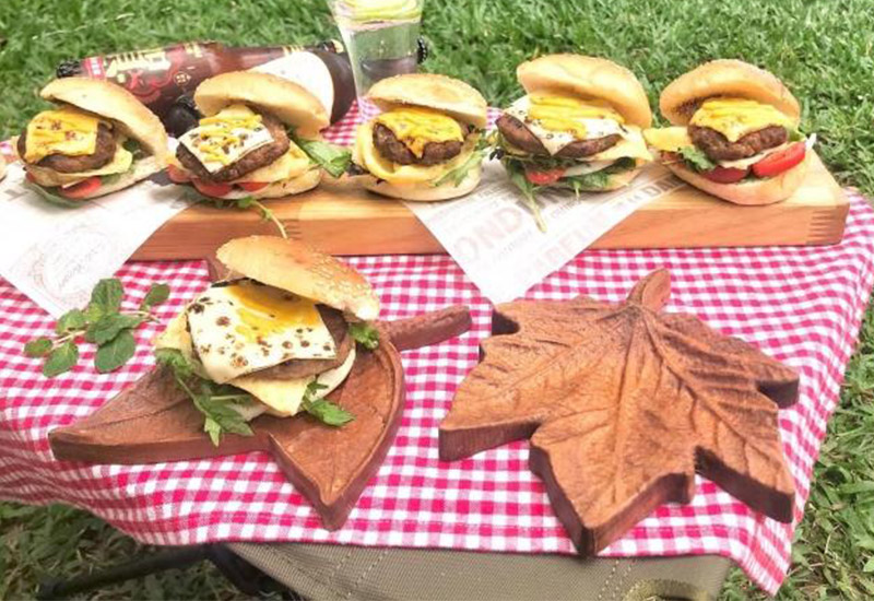 木城工坊 楓葉造型茶點盤-道格拉斯楓 木製托盤 原木托盤 木盤子 木質置物盤 木工藝