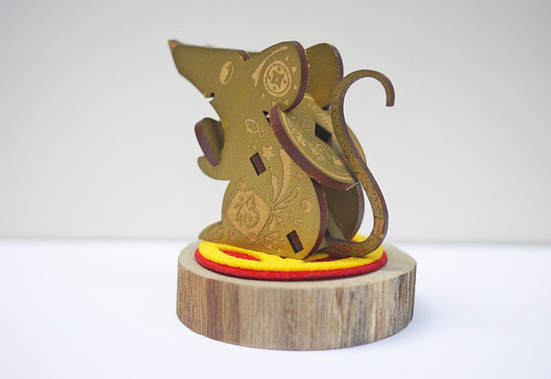 攸Ubook 立體卡片-鼠來寶